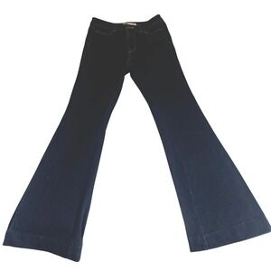 J Brand The Doll High Rise Flare Jeans Dark Indigo 222 IND Womens 27 Made in USA